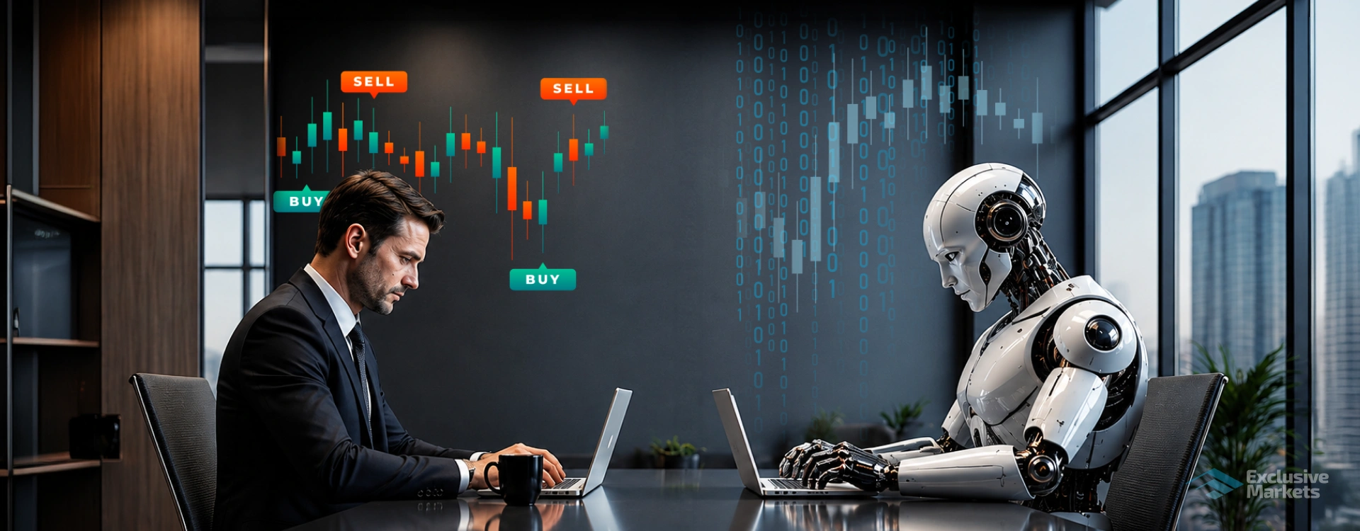 algorithmic trading vs manual trading